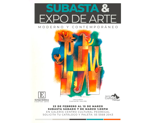Subasta y Expo de Arte Moderno y Contemporáneo
